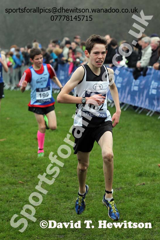 Boys under-15s European Cross Country Trials, Sefton Park, Liverpool. Photo: David T. Hewitson/Sports for All Pics